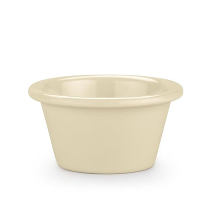 Carlisle FoodService Products Smooth Ramekin Sauce Cup for Restaurants, Cafeterias, And Fast Food, Plastic, 2 Ounces, Bone