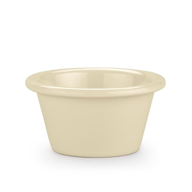 Carlisle FoodService Products Smooth Ramekin Sauce Cup for Restaurants, Cafeterias, And Fast Food, Plastic, 2 Ounces, Bone