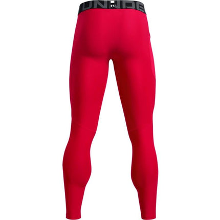 Under Armour Men's Armour HeatGear Leggings, Red (600)/White, X-Large