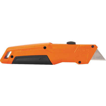 Klein Tools 44312 2-Piece Folding Utility Knife and Slide-Out Knife Set, FLICKBLADE, Retractable with On-Tool Blade Storage, Includes 5 Blades