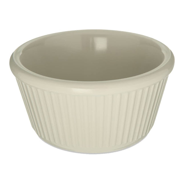 Carlisle FoodService Products Plastic Ramekins, Sauce Bowl for Catering, Kitchen, Restaurant, 4 Ounces, Bone, (Pack of 48)