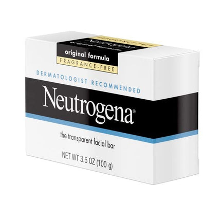 Neutrogena Acne Prone Skin Formula Facial Bar, 3.5 Ounce (Pack of 2) Original, Fragrance Free 3.5 Ounce (Pack of 3)