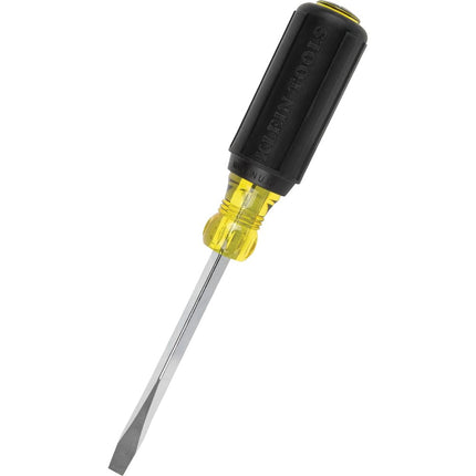 Jeu de tournevis Klein Tools 85442, 2 pièces, fabriqué aux États-Unis, 1/4" plat et cruciforme n°2, poignée coussinée, tige ronde et carrée, traité thermiquement, rénovation domestique