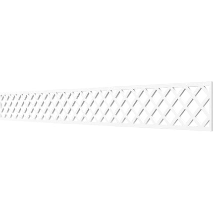 Ekena Millwork MLDPB06X46MNCUN Manchester Fretwork Pierced Moulding, 6"H, PVC