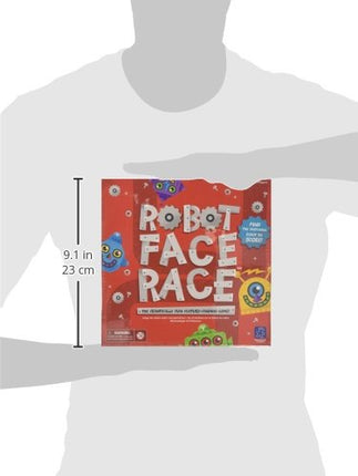 Educational Insights Robot Face Race, Fast Paced Color Recognition Matching Game, for Ages 4+