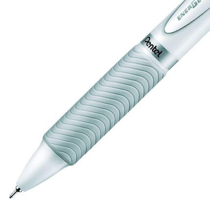 Pentel EnerGel 3 Multi-Function, 3-Ink Gel Pen, (0.5mm) Fine Line, White Barrel - BLC35W