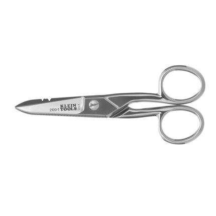 Klein 2100-7 "Nickel Plated" Electrician's Scissor, Silver