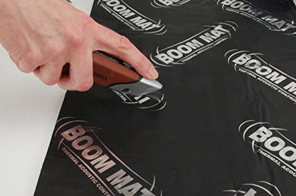 Design Engineering 050204 Boom Mat Sound 2mm Damping Material with Adhesive Backing, 12" x 12.5" (Pack of 8)