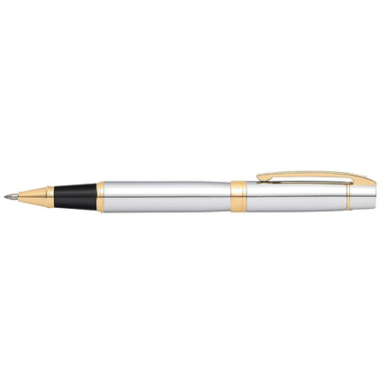 Sheaffer 300 Rollerball Pen, Chrome/Gold Trim