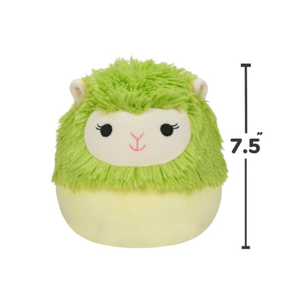 Squishmallows Original 7.5-Inch - Cavaleri the Lime Green Alpaca