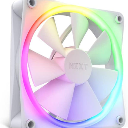 NZXT F120 RGB Triple Pack - 3x 120mm PWM RGB Fans + Hub - White