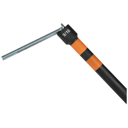 Klein Tools 10916PNDC 9/16-Inch Power Nut Driver, Magnetic Color-Coded Power Nut Driver, Impact-Rated with 10-Inch Extended Reach