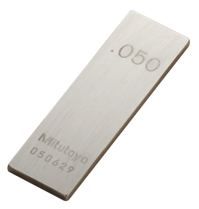 Mitutoyo Steel Rectangular Gage Block, ASME Grade 0, 0.02" Length