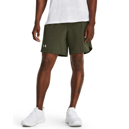 Under Armour Mens UA Launch 2 in 1 7 Shorts Green XL