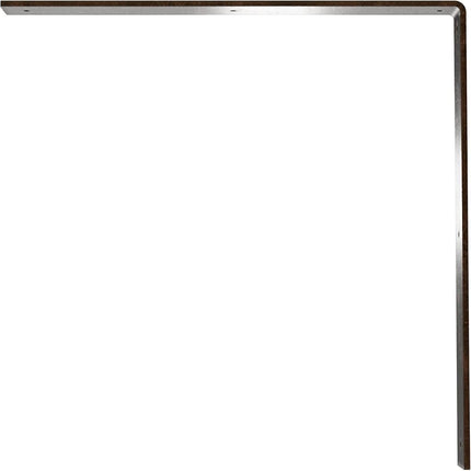Ekena Millwork BKTM02X20X20HAABZ Steel Bracket Hamilton, 2"W x 20"D x 20"H, Antiqued Bronze