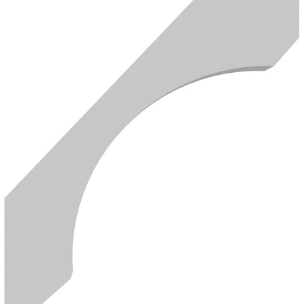 Ekena BKT16X16X05LE 5 1/2" W D x 16" H Legacy Bracket, Primed