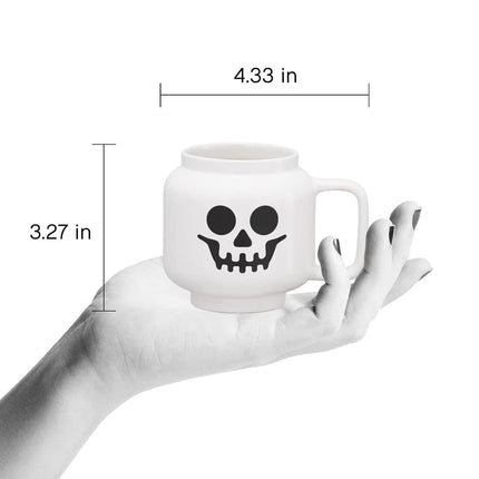 Room Copenhagen Lego Ceramic Mug, White Skeleton, Small