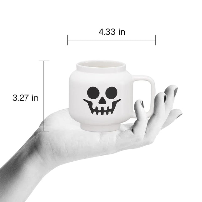 Room Copenhagen Lego Ceramic Mug, White Skeleton, Small