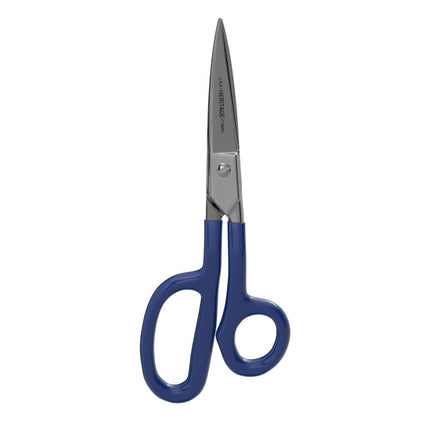 Klein Tools G718LRC Heavy-Duty Carpet Shear, Made in USA, 9-Inch Nickel-Plated Scissors with Offset Curved Handles, Carpet Installation, Fabric, Upholstery, Professional or DIY Usage