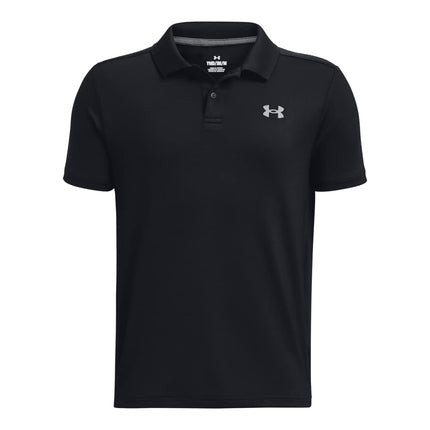 Under Armour Kids Polo Shirt Black/Grey 7-8 Years