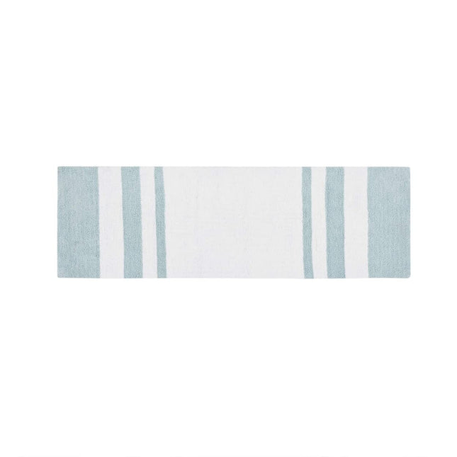 Madison Park MP72-2492 Spa Cotton Bath Rug, 24x72, Aqua