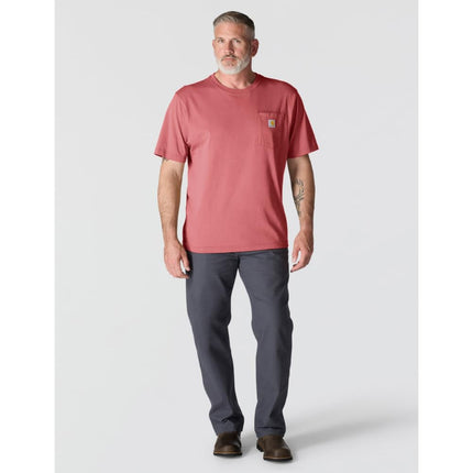 Carhartt Men's Loose Fit Heavyweight Short-sleeve Pocket T-shirt, Light Amber, Medium