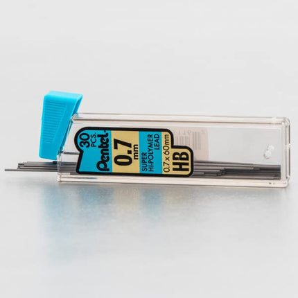 Pentel Super Hi-Polymer Minas de repuesto para lápiz mecánico Paquete económico - Versión surtida original - 0.5mm, 0.7mm, 0.9mm