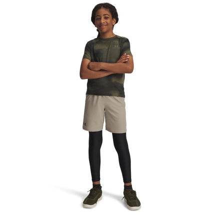 Under Armour UA HG Armour Leggings - Leggings - Bottoms - Black/White - Size: YSM