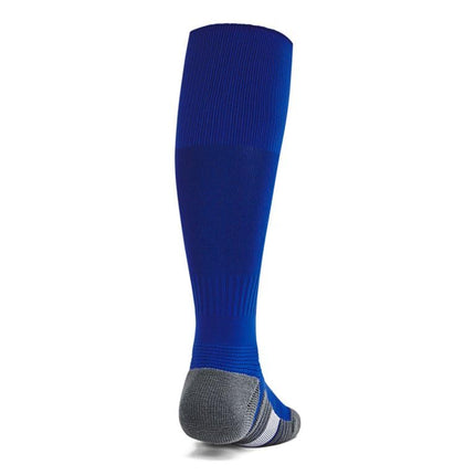 Under Armour Magnetico Youth Over The Calf Socks, Pack of 1 Unisex Kids Socks, (400) Royal / Pitch Grey / White, M