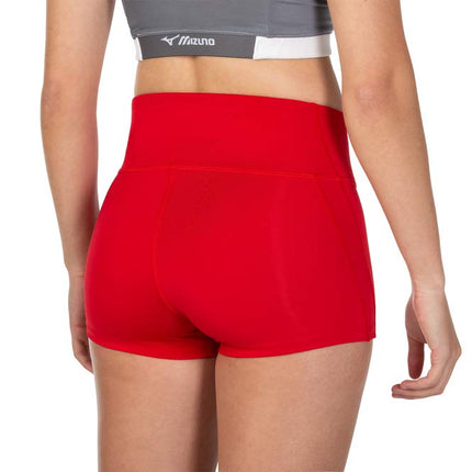 Mizuno Women's Apex 2.5" Inseam Volleyball Short Red