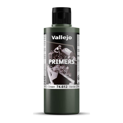 Vallejo 74612 Surface Primer Color NATO Green 200 