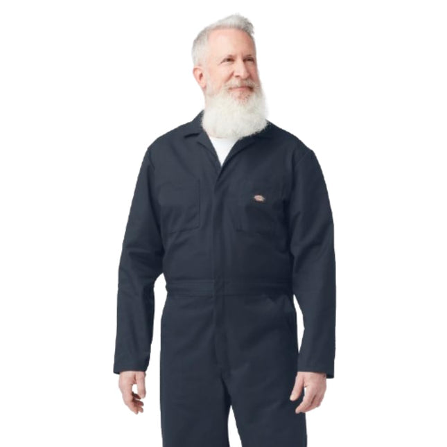 Dickies mens Long Sleeve Coveralls, Dark Navy, 4X 