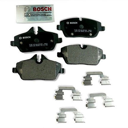 BOSCH BP1308 QuietCast Premium Semi-Metallic Disc Brake Pad Set - Compatible With Select BMW 118i, 120i; Mini Cooper; FRONT