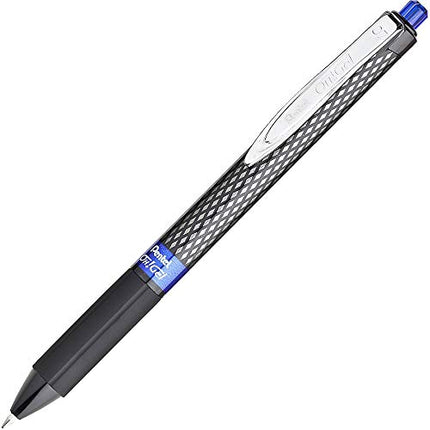 Pentel OH Gel Retractable Ball Pen Tip 0.7mm Line Width 0.35mm Blue Ref K497-C [Pack of 12]