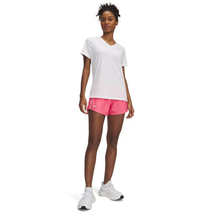 Under Armour Women's Tech Play Up Shorts Super Pink/White XXL XXL