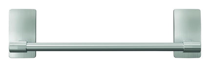 Command Hand Towel Bar, Satin Nickel Finish and 4 Water-Resistant Strips