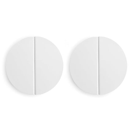 Evionlin White 2-1/2 inch Drawer Pulls,4 pcs(2 Pai