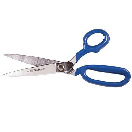 Bent Trimmer with Large Ring and Coated Handles, 10-Inch Klein Tools G210LRBLU