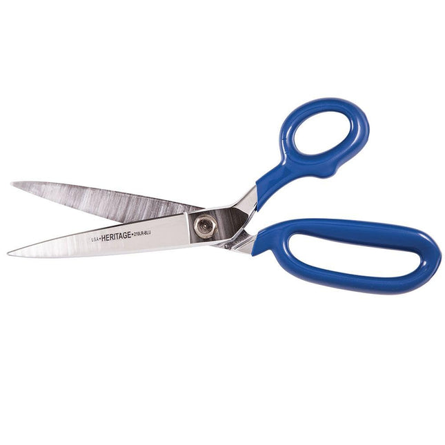 Bent Trimmer with Large Ring and Coated Handles, 10-Inch Klein Tools G210LRBLU