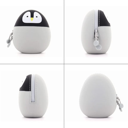 LIHITLAB PuniLabo Zipper Pouch, Egg-Shaped, Calico Cat (A7782-7), Medium: 2.2 Ã— 2.4 inches