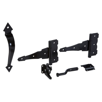 National Hardware N343-467 Decorative Gate Kit, Black, 0