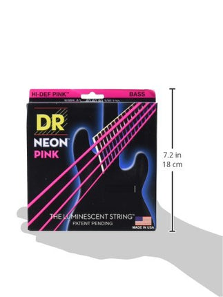 DR Strings NPB5-40 Nickel Coated Bass Guitar Strings, Light