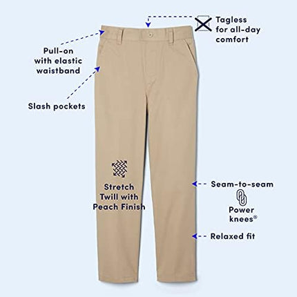 Pantalón para niño French Toast Big Pull-On, negro, 10H