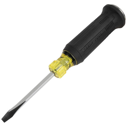 Klein Tools 85442DD Juego de destornilladores, destornillador de demolición, puntas Keystone de 1/4 y 5/16 pulgadas con tapa de golpe de metal chapado, 2 piezas