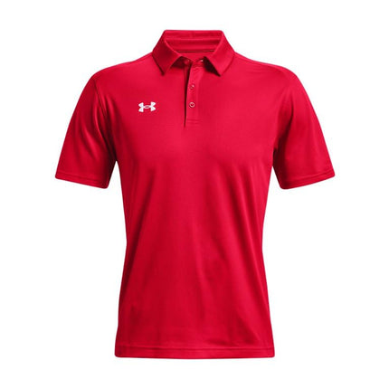 Under Armour - Mens Tech Team Polo, Color Red (600), Size: Medium