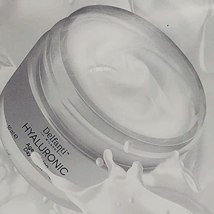 Delfanti Milano - Duo Acide Hyaluronique | Crème de Jour & de Nuit Anti-Âge [2 x 50mL] | Aux Oméga 6 & Multi-Vitamines | Fabriqué en Italie