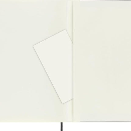 Moleskine Classic Notebook, Notebook With Ruled Pages, Soft Cover and Elastic Closure, Black, XL, 19 x 25 cm, 192 Pages