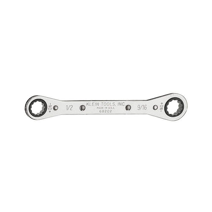 Klein Tools 68202 Ratcheting Box Wrench 1/2-Inch x