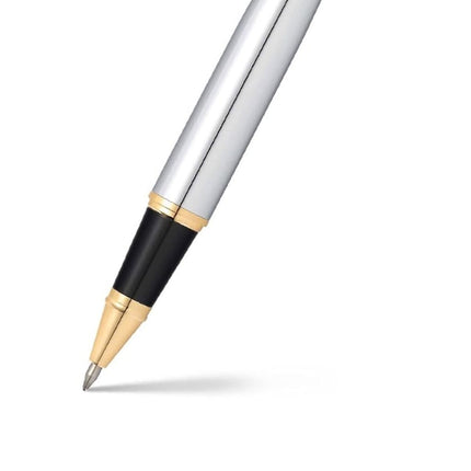 Sheaffer 300 Rollerball Pen, Chrome/Gold Trim