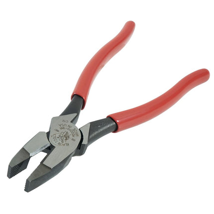 Side Cutter Linemans Pliers Cut ACSR, Screws, Nails, Hard Wire, 9-Inch Electrical Pliers Klein Tools HD2000-9NE